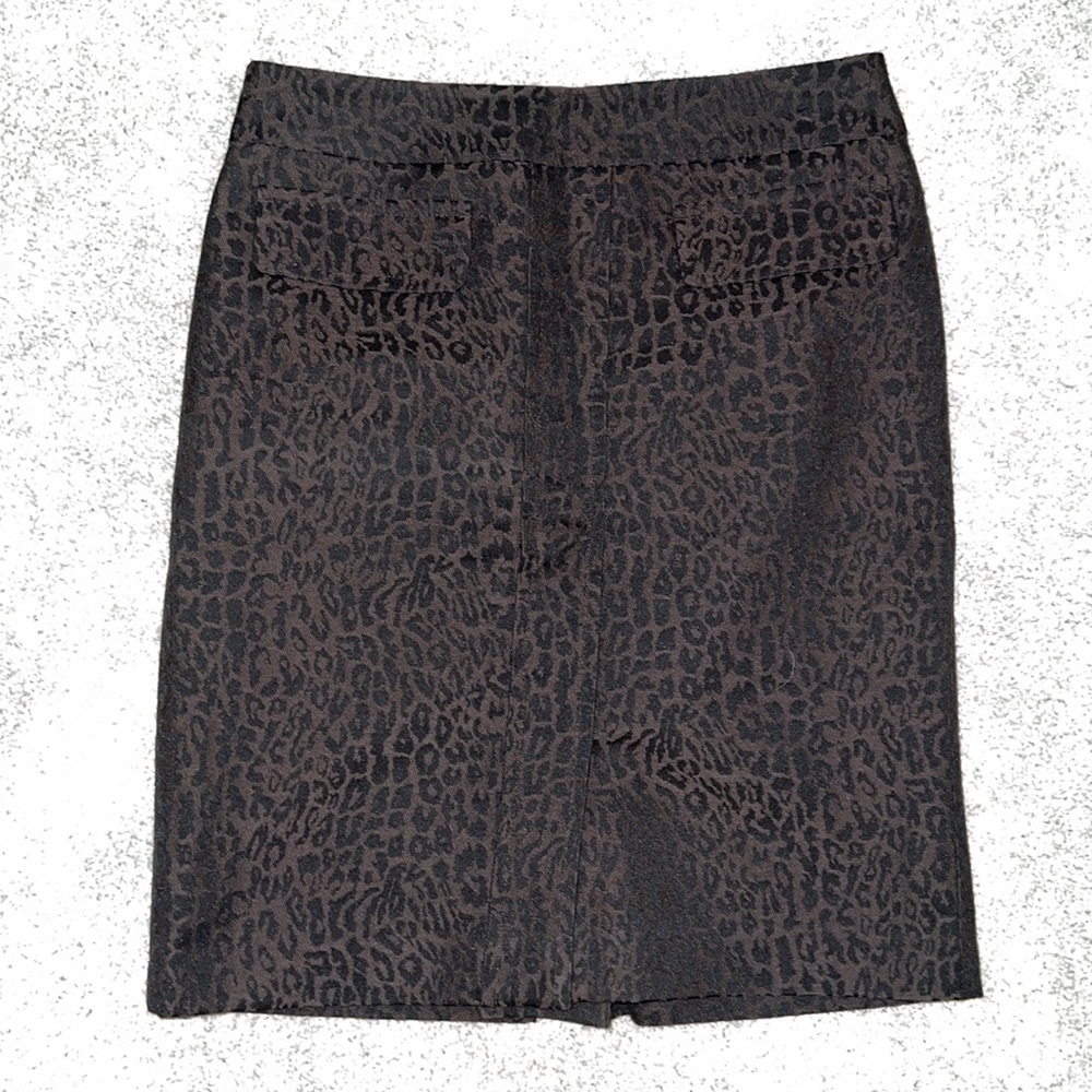 Ann Taylor Leopard Print Skirt